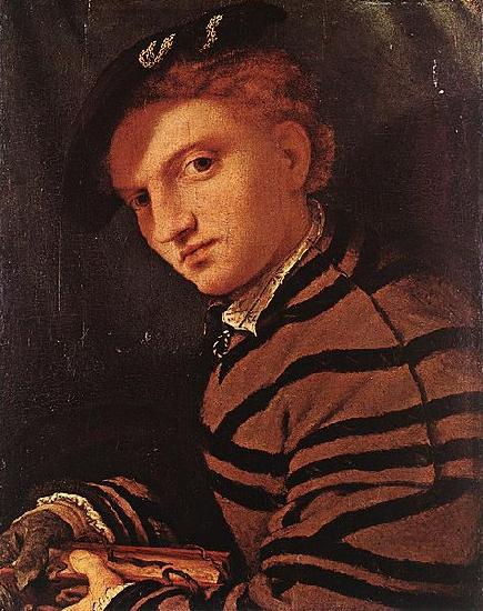 Lorenzo Lotto Young Man with Book France oil painting art